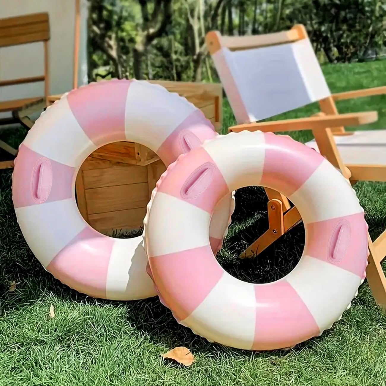 Adult Large Hawaiian Swimming Rings Circle Floaty Hawaiian Inflatable Pool Float Tube,s Water Fun Large Adult Swimming Pool Float for Beach Lake Summer Holiday Beach Party