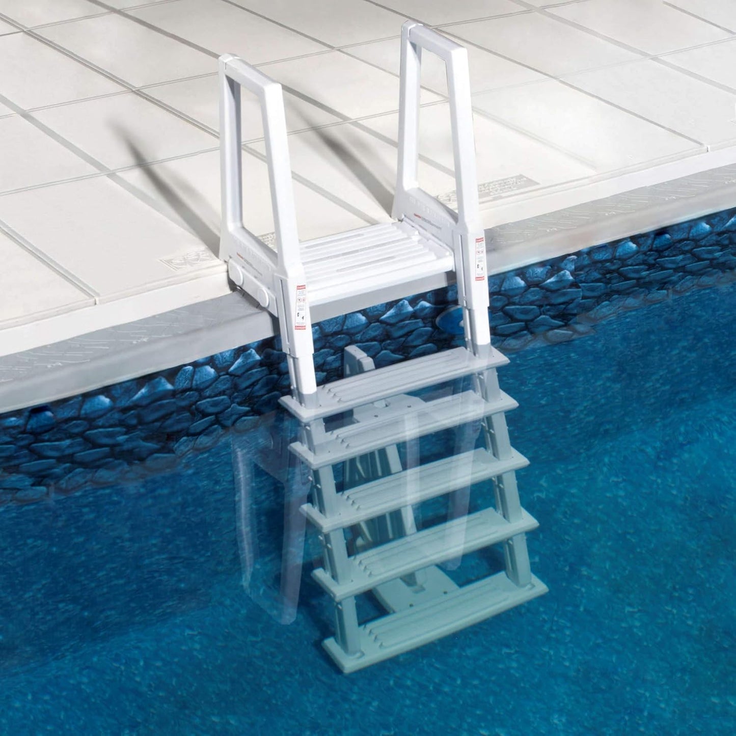 Blue Wave NE1175 Heavy Duty In-Pool Ladder - White