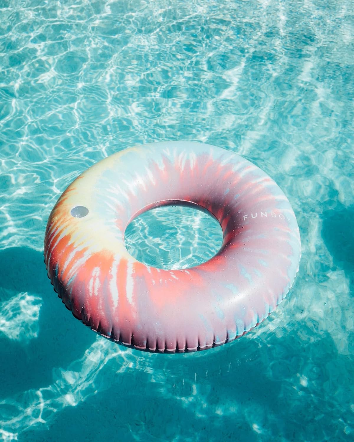 FUNBOY Giant Toile Inflatable Pool Float with Cup Holder 48" |Pool Float for Adults|Inner Tube Swimming Pool Toys Swim Rings | Swimming Pool Accessories & Pool Lounger Float for Pool Party & Summer