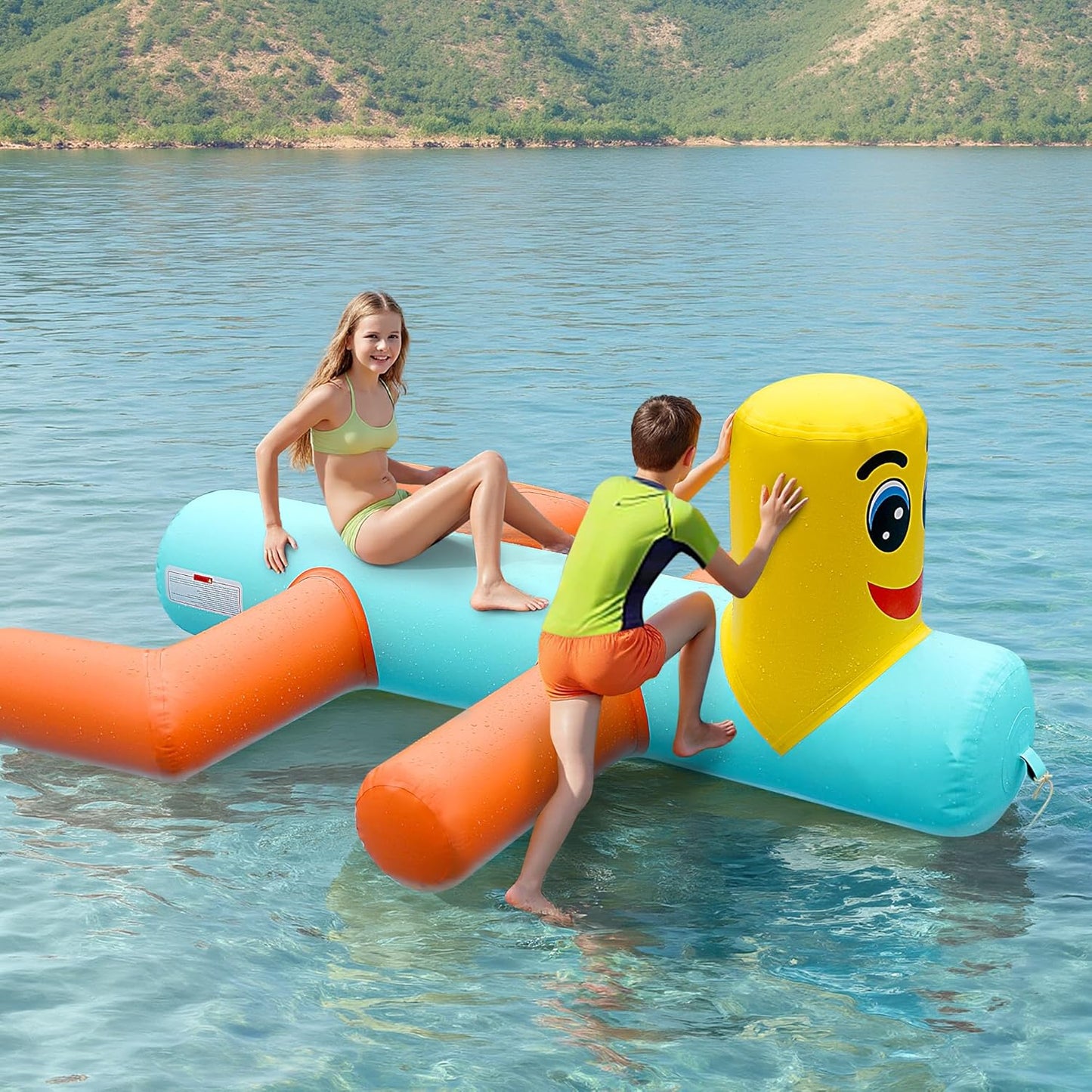 Inflatable Giant Pool Floats for Adults, Big Floats for Lake, Bird Pool Floaties, Fun Floating Rafts, Ride-on Lounge Floaty for Swimming Party, Beach, River