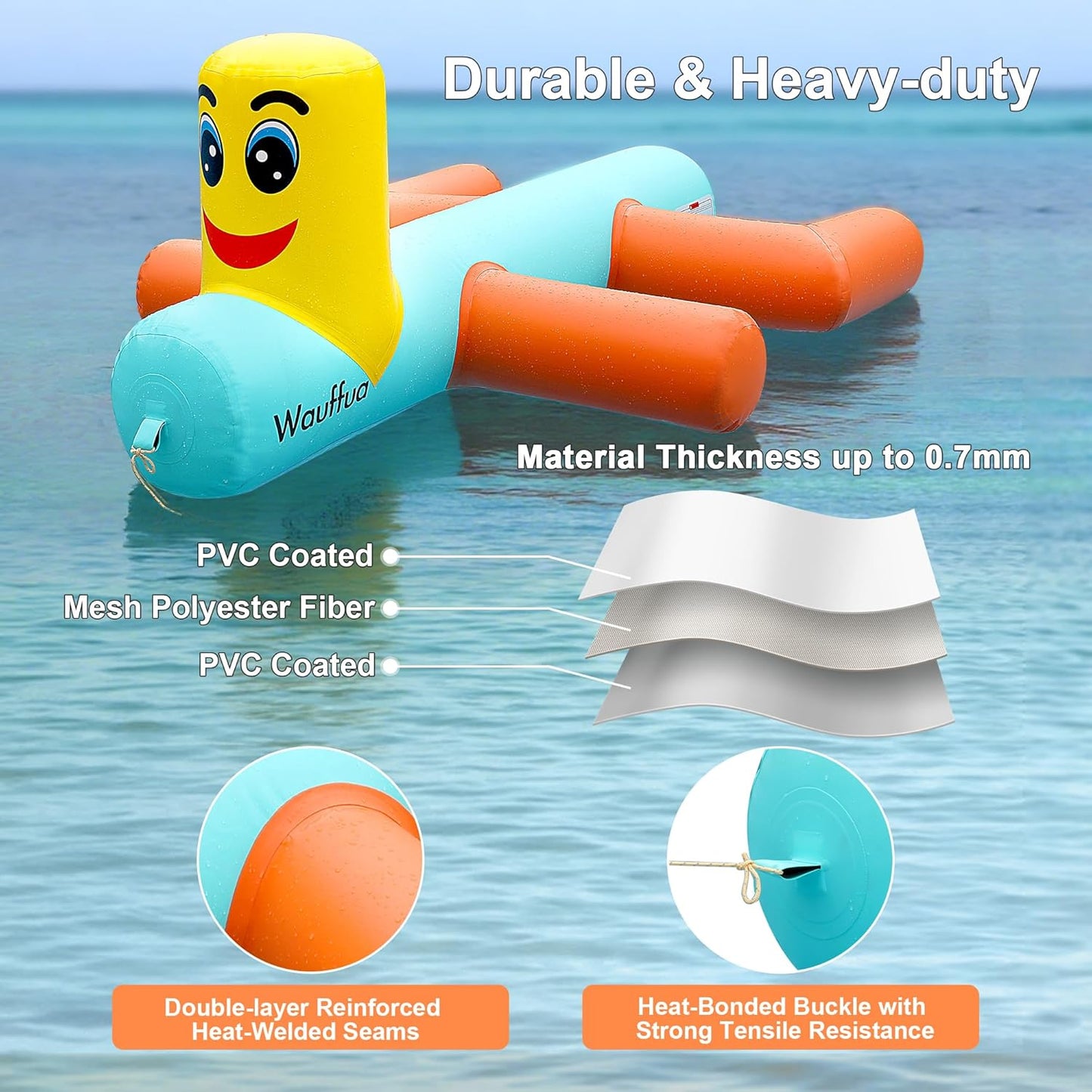Inflatable Giant Pool Floats for Adults, Big Floats for Lake, Bird Pool Floaties, Fun Floating Rafts, Ride-on Lounge Floaty for Swimming Party, Beach, River