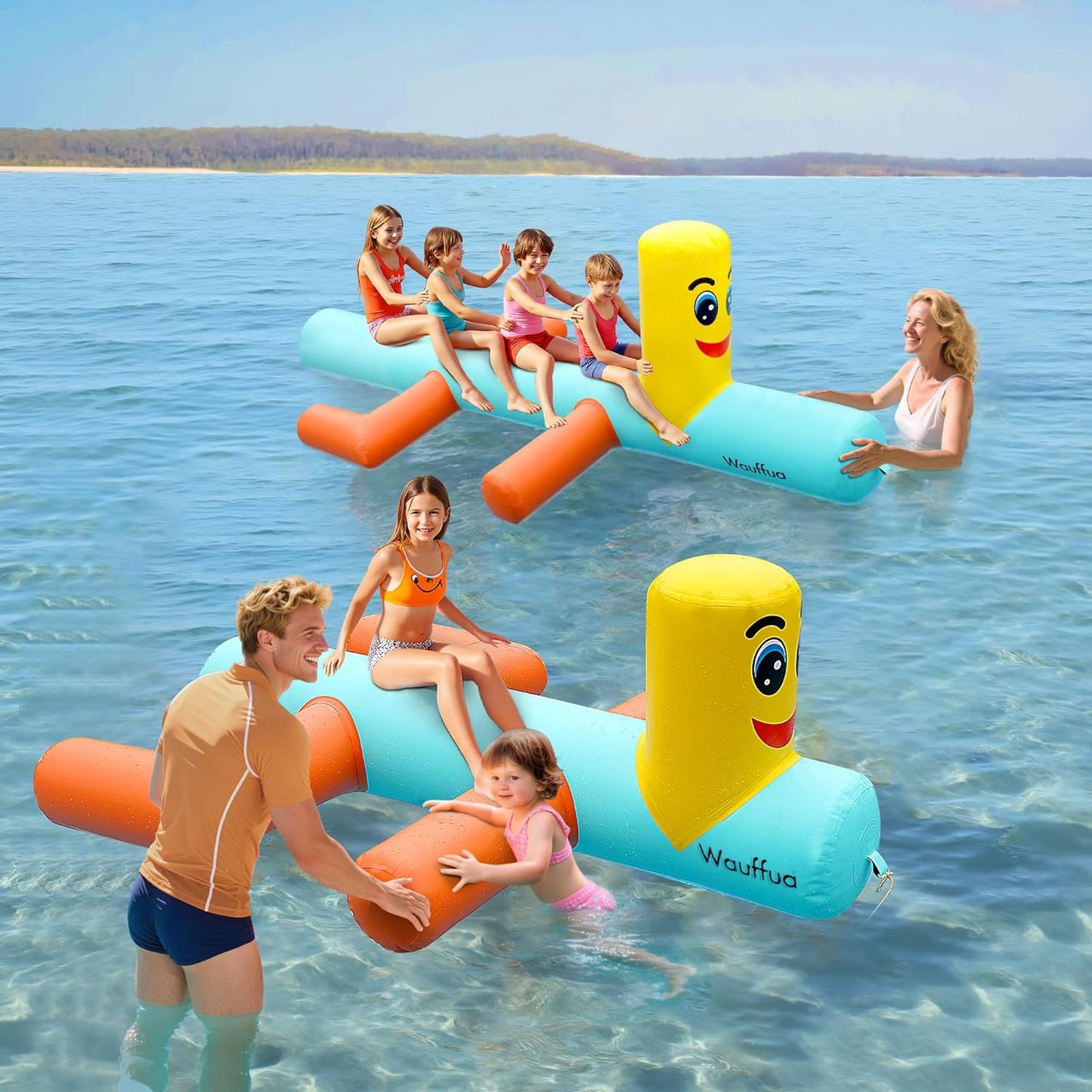 Inflatable Giant Pool Floats for Adults, Big Floats for Lake, Bird Pool Floaties, Fun Floating Rafts, Ride-on Lounge Floaty for Swimming Party, Beach, River