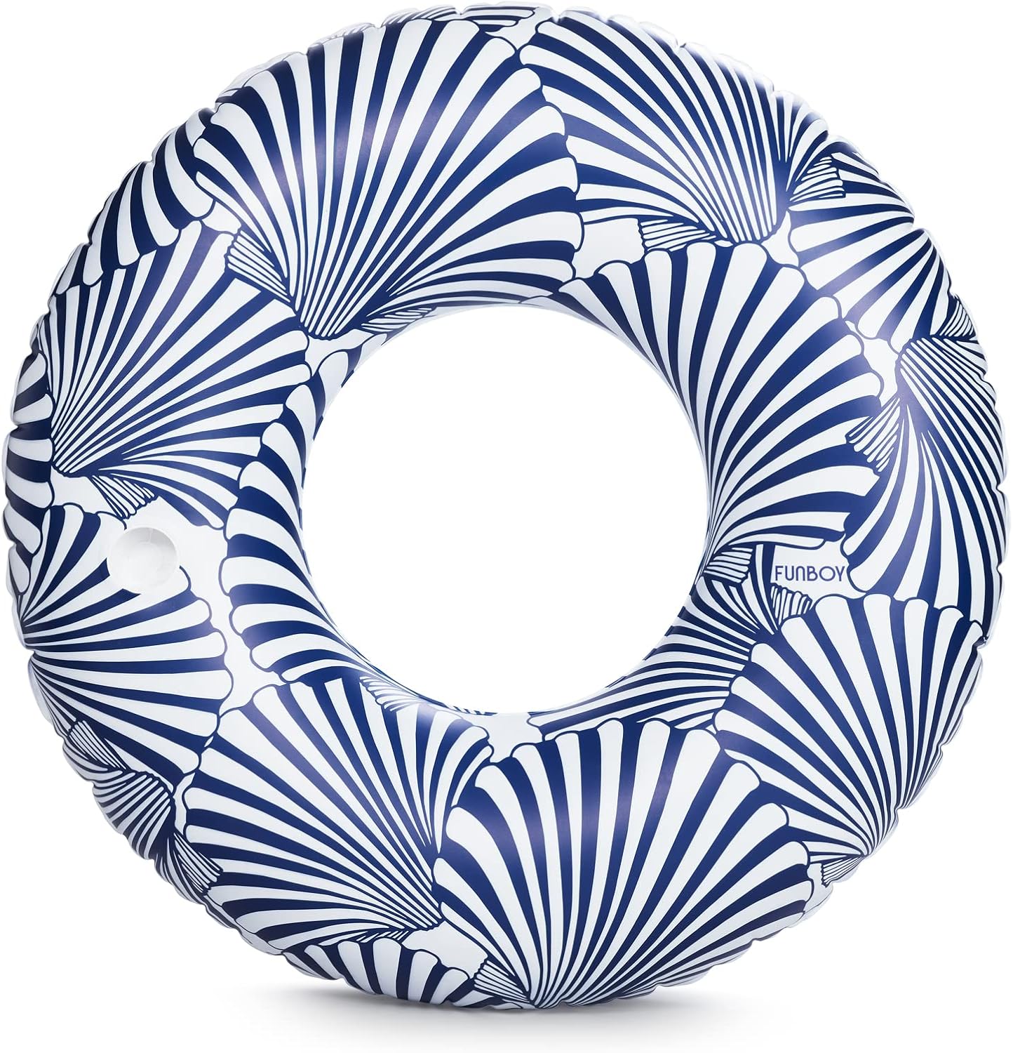 FUNBOY Giant Toile Inflatable Pool Float with Cup Holder 48" |Pool Float for Adults|Inner Tube Swimming Pool Toys Swim Rings | Swimming Pool Accessories & Pool Lounger Float for Pool Party & Summer